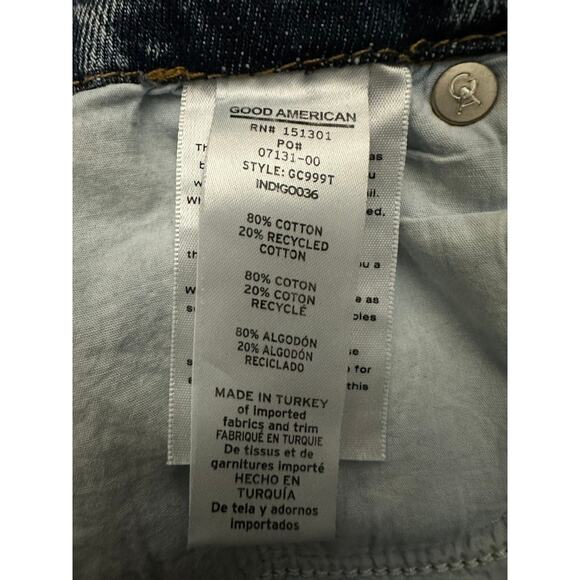 Good American Skinnyish Fit High Rise Jeans size 6/28 - Picture 6 of 10